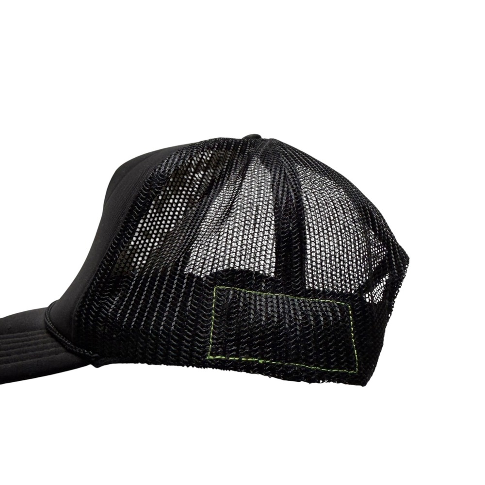 AVIATOR NATION Trucker Hat Black Gold Lightning Bolt Women's OS Retro - Picture 5 of 9